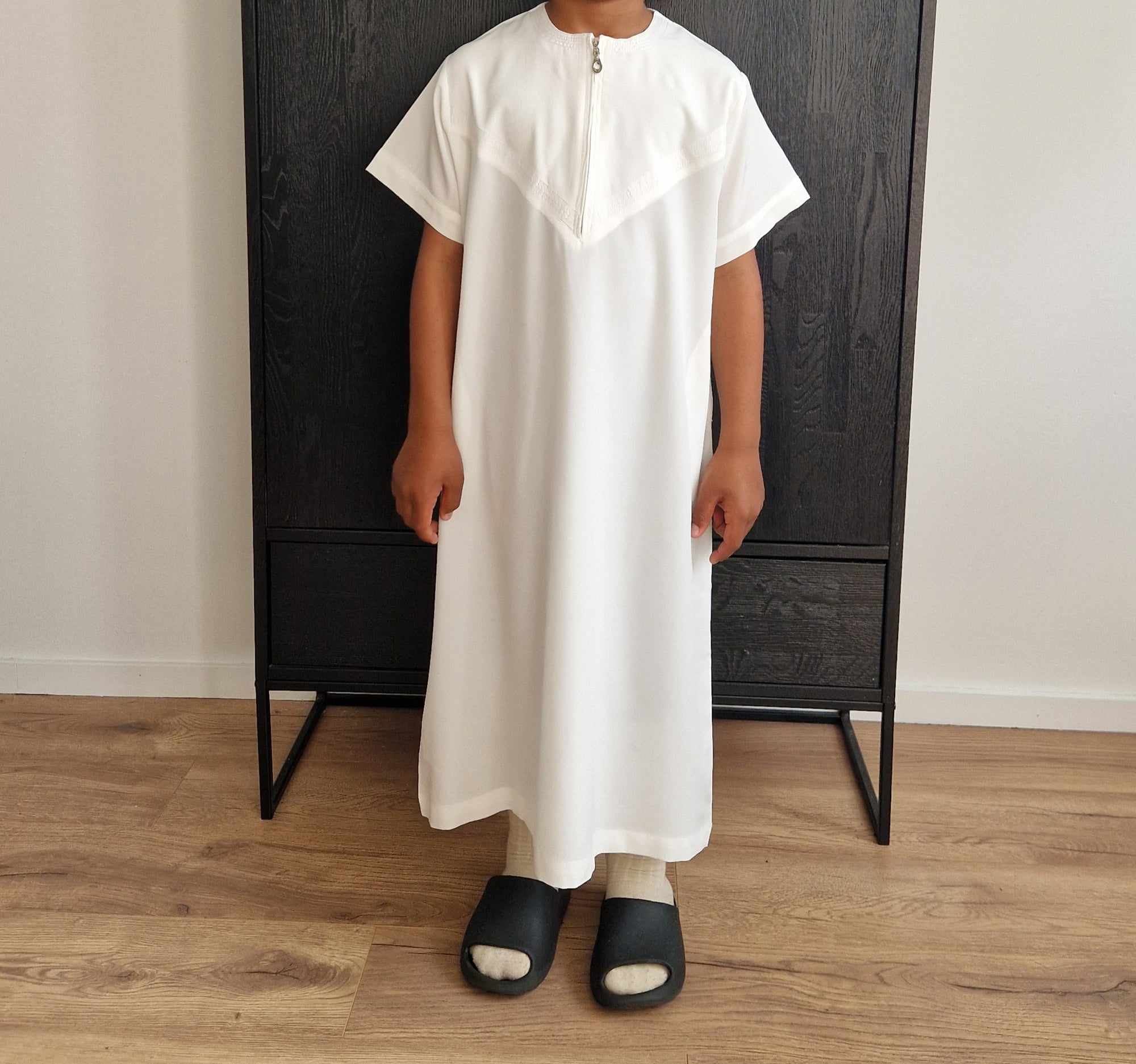 Boys Qamees - White