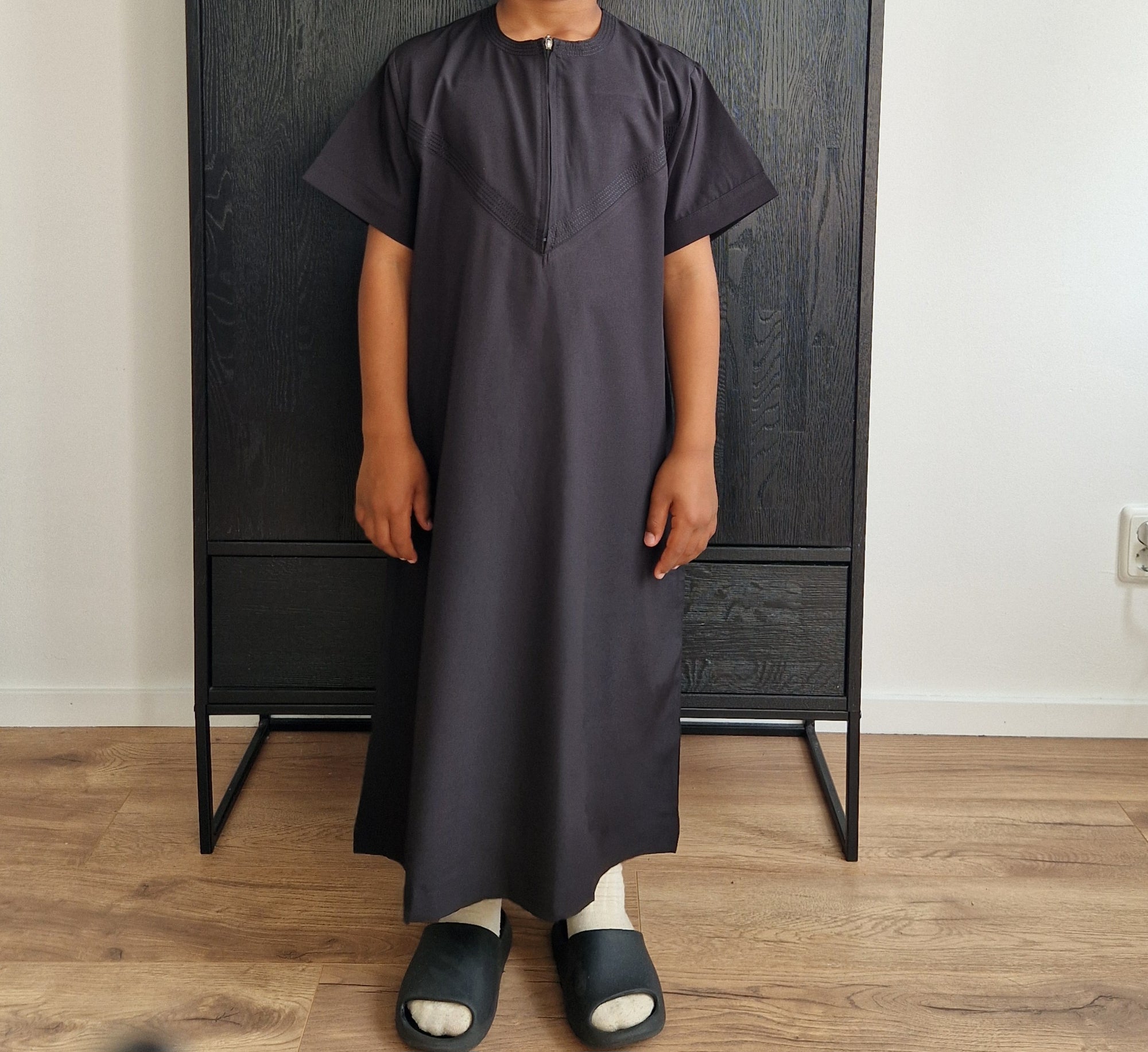Boys Qamees - Black