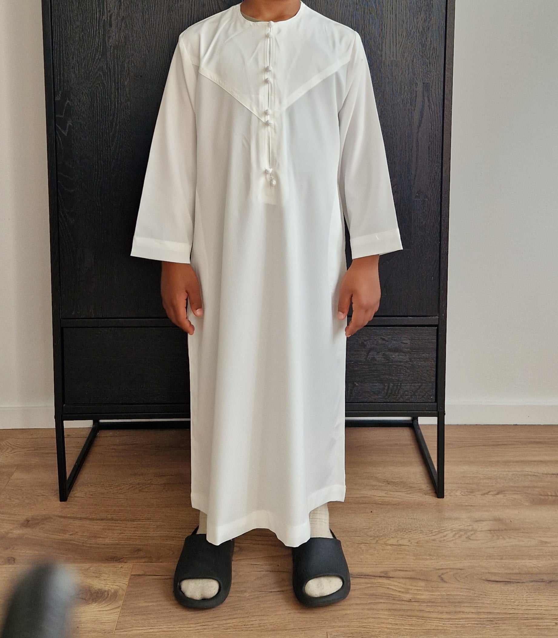 Boys Qamees - White