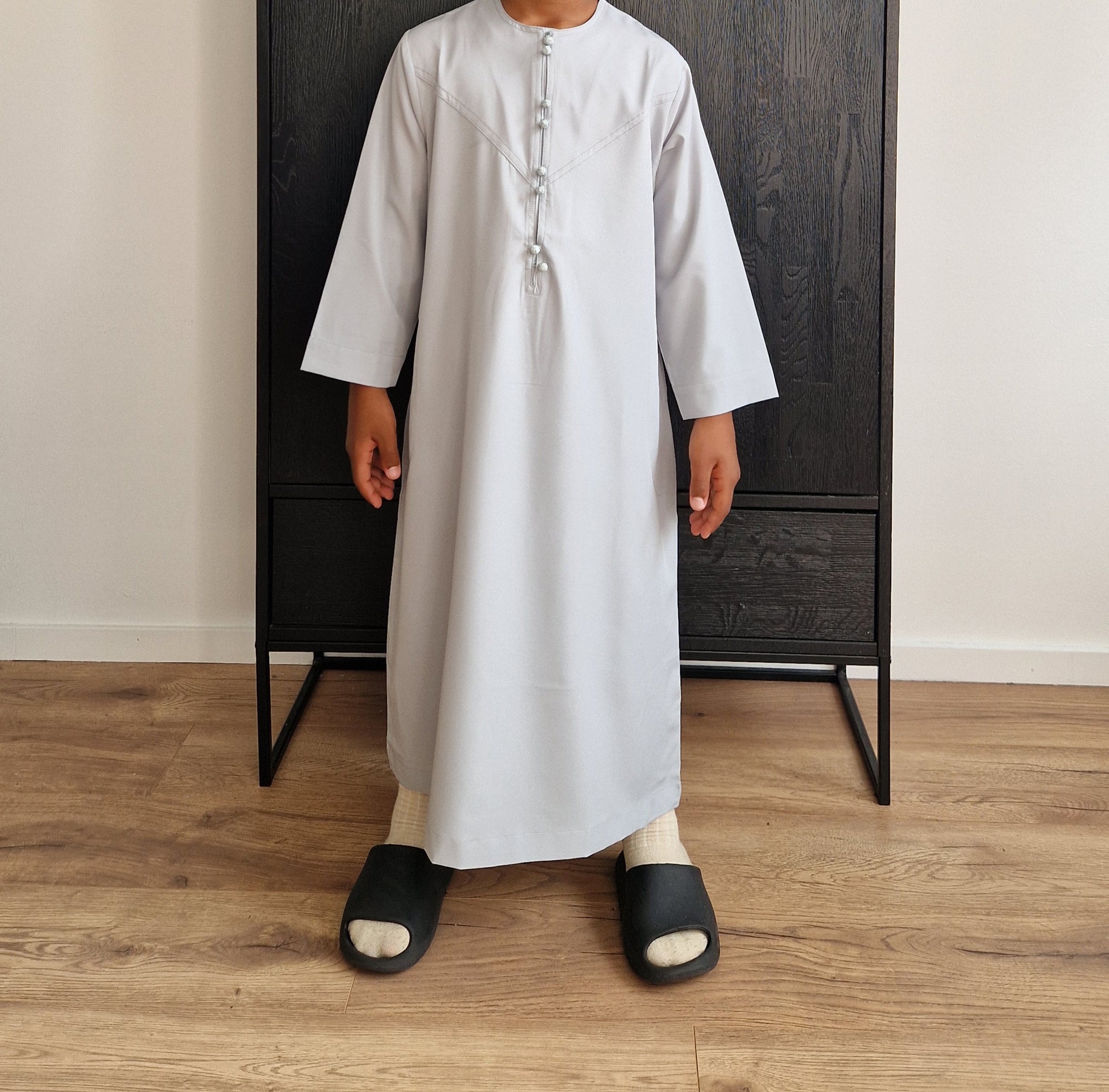 Boys Qamees - Grey
